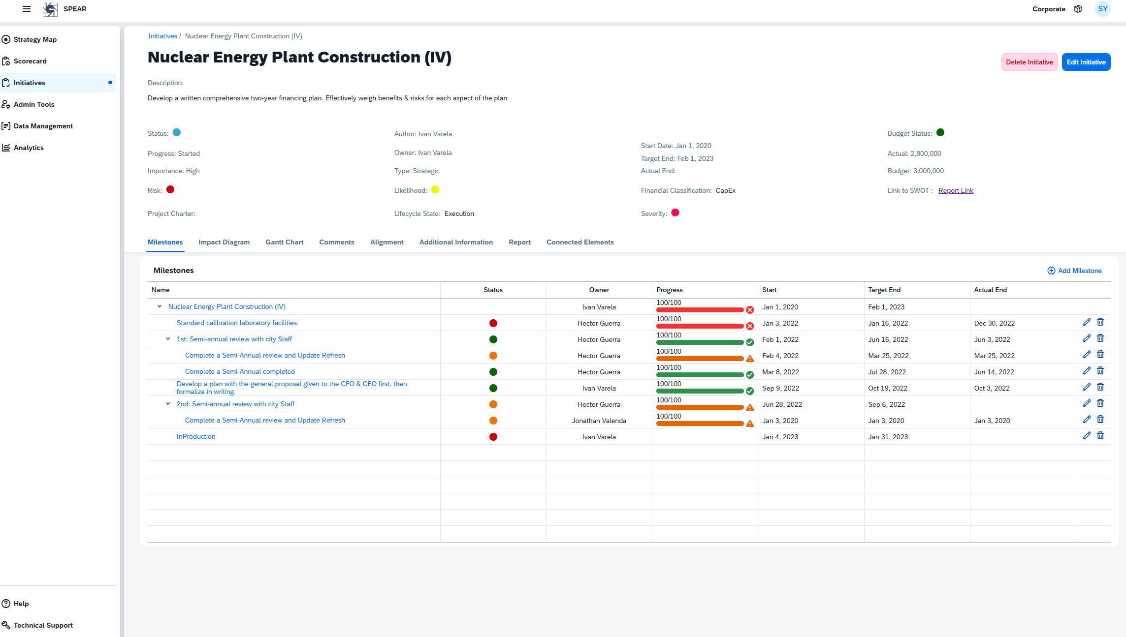 Screenshot of Nuclear Energy Plant Initiative
